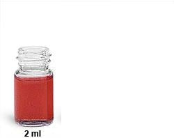 2ml screw top low profile vial 15x28mm use cap size 13-425