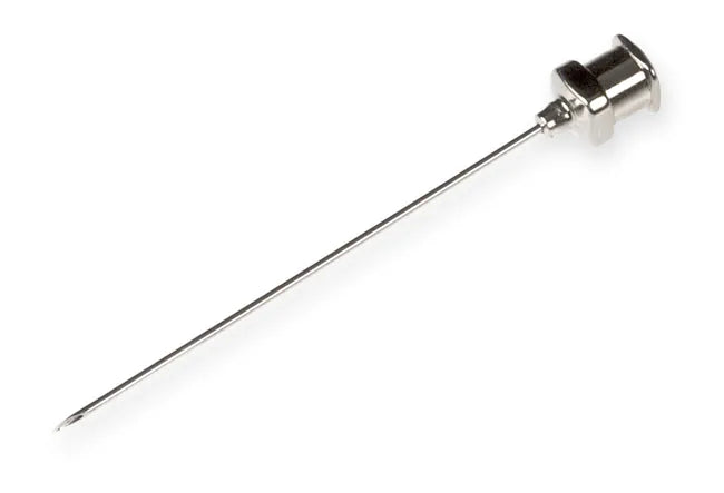 Hamilton™ Metal Hub Needles (N) point style 2, 51mm length 21 gauge, Sharp Non-Coring (Luer Lock)
