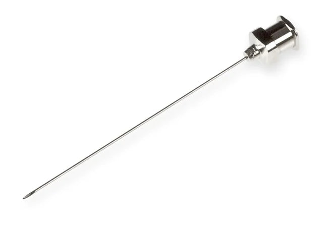 Hamilton™Metal Hub Needles (N) point style 2, 51mm length 24 gauge,Sharp Non-Coring (Luer Lock)