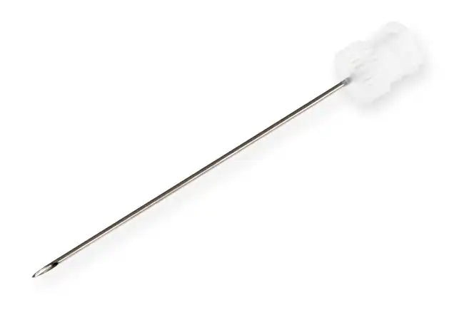 Hamilton™ Kel-F Hub Needles (KF) point style 2, 51mm length 20 gauge, sharp, Non-Coring