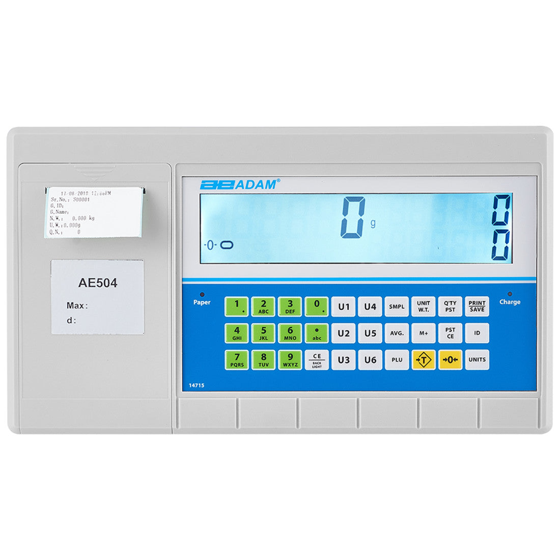 AE 504 Indicator-AE 504, Capacity: Selectable, Readability: 80,000 divisions