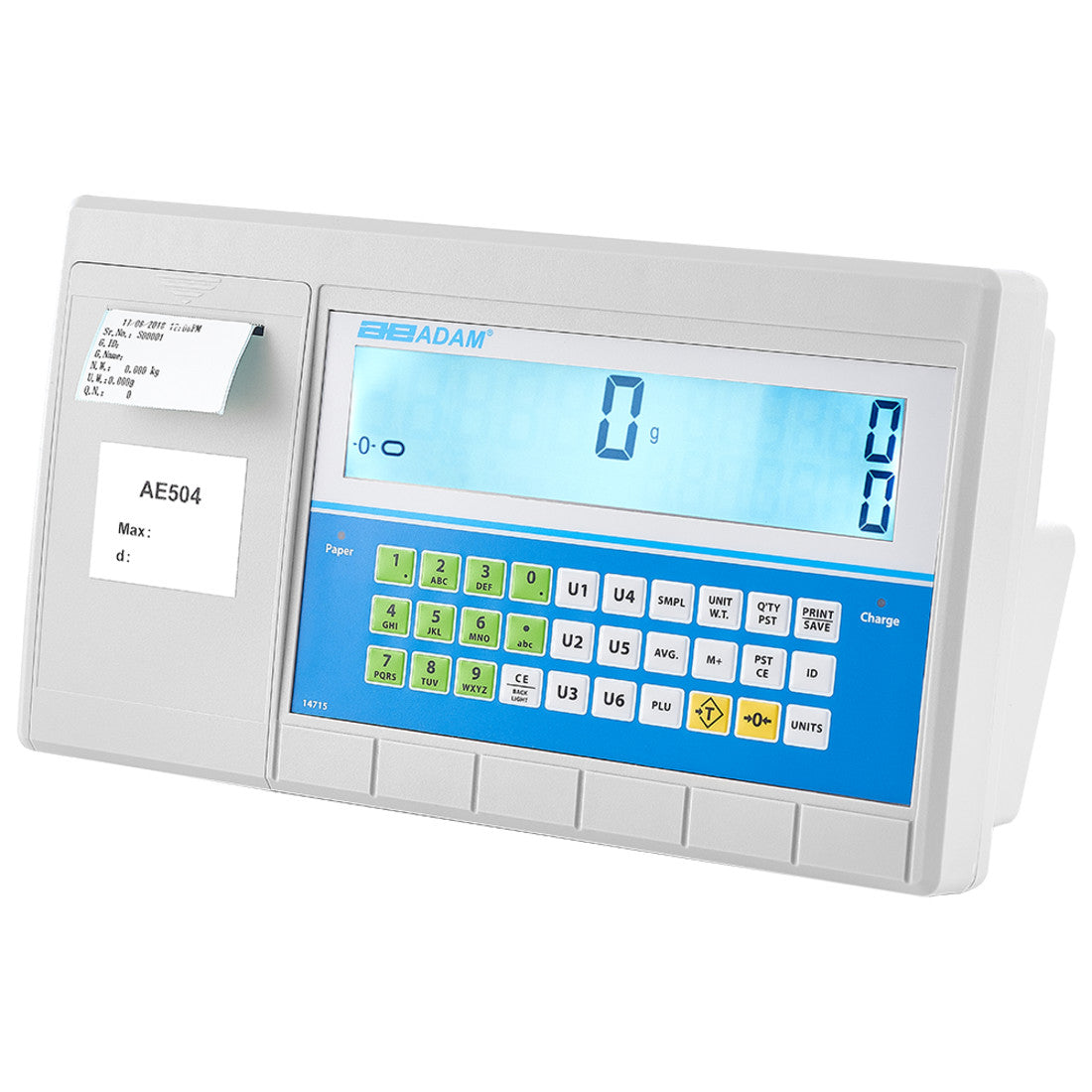 AE 504 Indicator-AE 504, Capacity: Selectable, Readability: 80,000 divisions