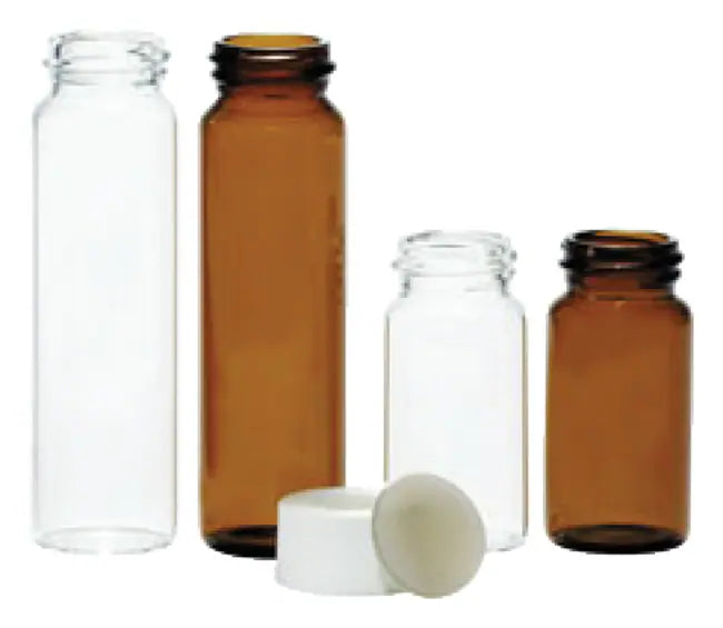 20ml Clear Vial, Ultraclean, Cap with bonded Sill/PTFE septa