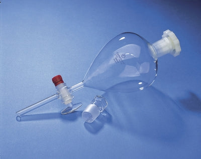 GLASS SEPARATING FUNNEL PEAR SHAPED 100mL
