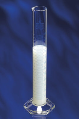 Measuring Cylinder 250mL x 2mL Borosilicate with graduation