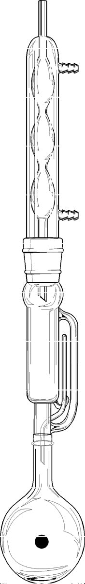 SOXHELET EXTRACTOR COMPLETE LARGE, 1000ML