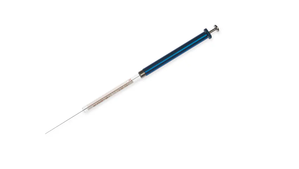 Hamilton™ 800 Microliter™ Syringe, N Termination, 801NE point style 2 with handle 51mm 10µ, 26s gauge