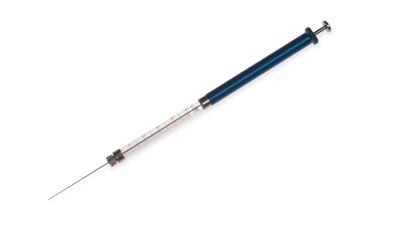 Hamilton™ 800 Microliter™ Syringe, RN Termination, 802RNE point style 2 with handle 51mm 25µL 22s gauge