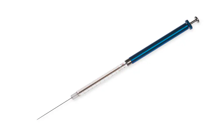 Hamilton™ 800 Microliter™ Syringe, N Termination, 810NE point style 2 with handle 51mm 100µL 22s gauge