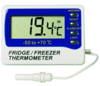 Fridge/Freezer Alarm thermometer, UKAS calibration at 6 points (-20, -10, 0, 10, 20, 30)