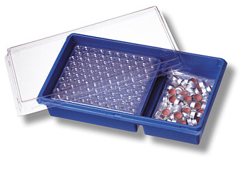 2mL, Clear Glass with I-D, Red PTFE/White Silicone/Red PTFE, Target LoVial Convenience Kit