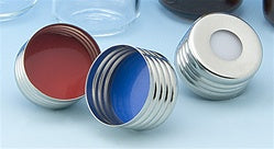 SCREW TOP, HEADSPACE MAGNETIC CLOSURE, 18MM MAGNETIC, WITH 0.045" TEFLON/SILICONE SEAL, PK 125