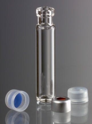 1ml crimp top vial clear 8x40mm comes complete with 8mm crimp