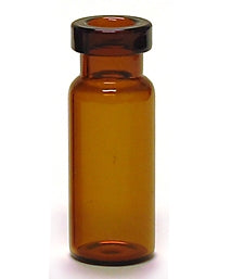 Vial 2ml Amber, Crimp top 12x32mm wide opening no patch