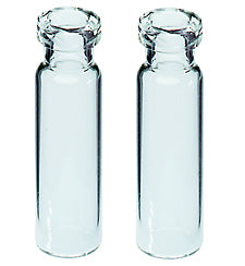 2.5ml crimp top vial clear 12x40mm standard opening use 11mm crimp seals or snap caps