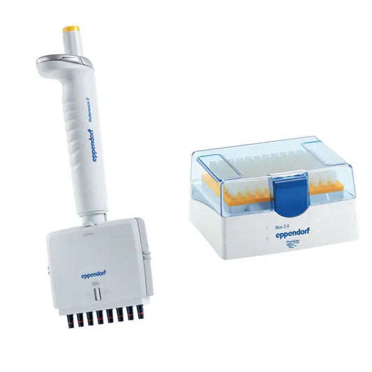 Pipettor Eppendorf variable volume 8 channel 30uL to 300uL