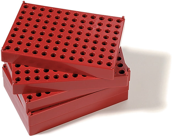 Space Saver storage racks for use with 6-8 mm diamerter vial