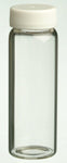 30ml Clear sampling vial 82 x 27.5mm with cap, Sil/PTFE sept