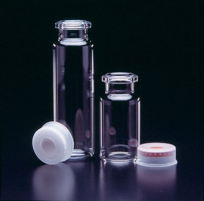 Vial crimp top headspace borosilicate clear glass, 23 x 75mm