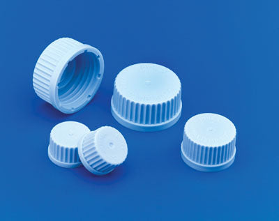 Cap for ISO bottle polypropylene blue up to 140°C 45mm Pyrex