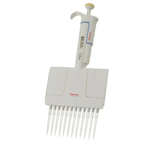 Pipettor Finnpipette F1 variable volume manual 8 channel 5uL to 50uL