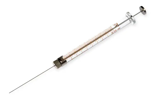 Hamilton™ 1700 Series Gastight™ Syringe: N Termination 1705N point style 5, 50uL 22s gauge