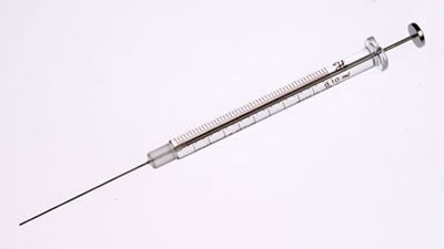 Hamilton™ 1700 Series Gastight™ Syringe: N Termination 1710SNR point style 3 100µL 22s gauge fixed needle