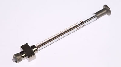 Syringe 1725 DX diluter right side 250µL