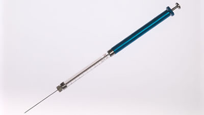 Syringe 810RNE point style 2 with handle 51mm 100&micro;L 22s ga