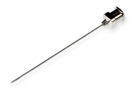 Hamilton™Metal Hub Needles (N) point style 2, 51mm length 22 gauge, harp Non-Coring (Luer Lock)