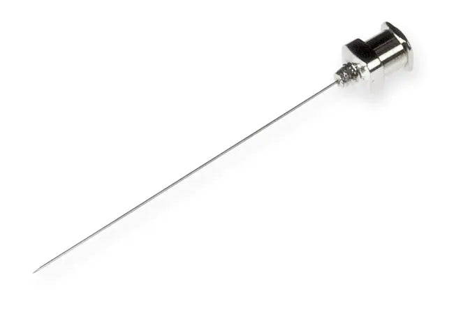 Hamilton™ Metal Hub Needles (N) point style 2, 51mm length 27 gauge, Sharp Non-Coring (Luer Lock)