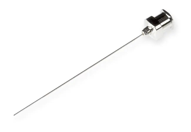 Hamilton™Metal Hub Needles (N) point style 3, 51mm length 23 gauge, Luer lock blunt point