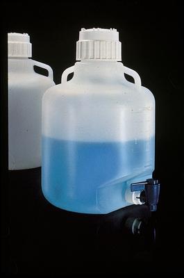Aspirator bottle 50L LDPE with handles and PP spigot Nalgene