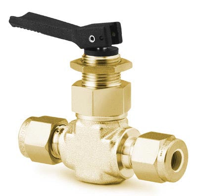 Toggle Valve 1/8 Straight Brass Swagelok