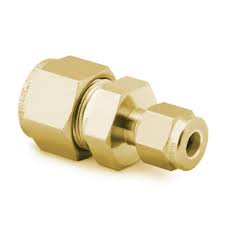 Brass Swagelok® Tube Fitting, Reducing Union, 1/4 in. x 1/8 in. Tube OD