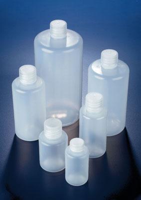 Bottle 30mL narrow neck round, heavyduty LDPE with cap