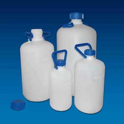 Bottle 10L Polyethylene with screw cap and swivel handle