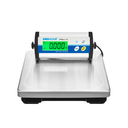 CPWplus Bench and Floor Scale-CPWplus 15, Capacity 15kg, Readability 0.005kg - standard pan