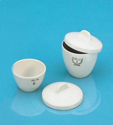 Crucible tall form porcelain 5mL 25mm x 20mm