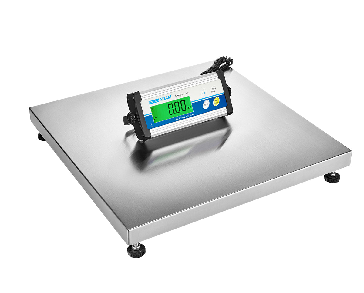 CPWplus Bench and Floor Scale-CPWplus 35M, Capacity 35kg, Readability 0.01kg - medium pan