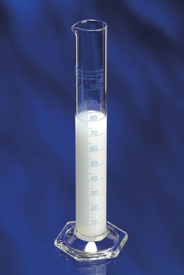 Measuring Cylinder 100mL x 1mL Borosilicate with graduation