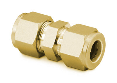 Straight Union Brass 1/8Inch tube fitting