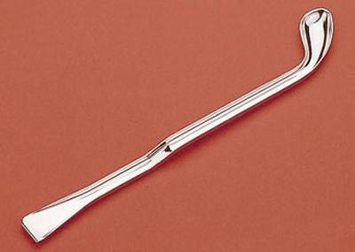 Stainless Steel Laboratory Offset Spoon 190mm x 20mm