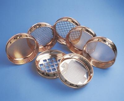 Brass Frame with Stainless Steel Wire Mesh Test Sieves 200mm diameter