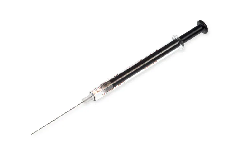 Hamilton™ 1000 Series Gastight™ Syringe: Fixed-Needle, LTN Termination, 22 Gauge, 2 in. Needle Length, 1001LTN, side port 2.5mL 51mm