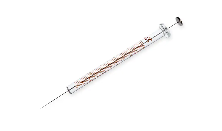 Hamilton™ Gel-Loading Cemented Needle Syringe, 10uL 26.5s gauge 25/3 single channel DNA syringe