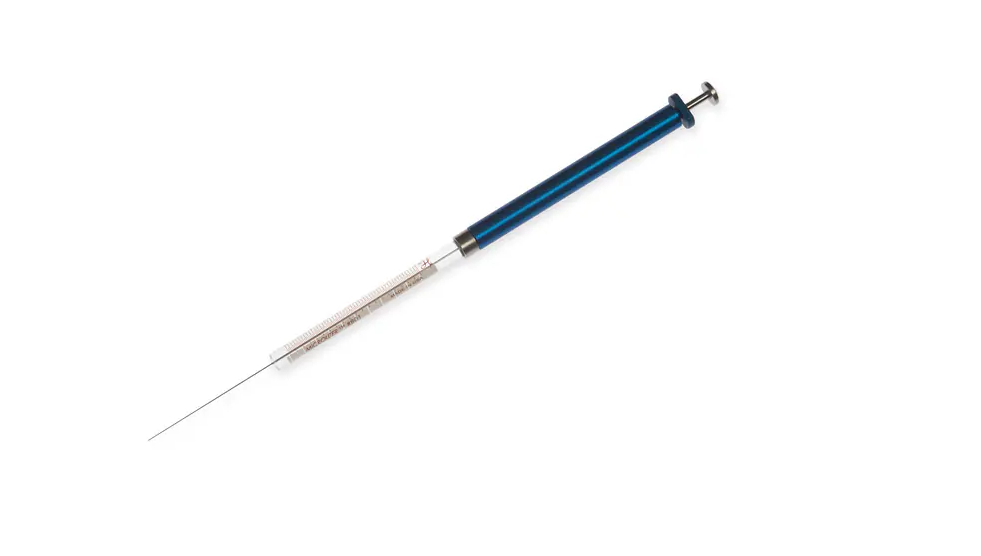 Hamilton™ 800 Microliter™ Syringe, N Termination, 801NE point style 2 with handle 51mm 10&micro, 26s gauge