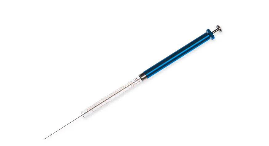 Hamilton™ 800 Microliter™ Syringe, N Termination, 802NE point style 2 with handle 51mm 25&micro, 22s gauge