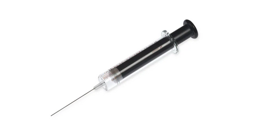 Hamilton™ 1000 Series Gastight™ Syringe: Fixed-Needle, LTN Termination, 22 Gauge, 2 in. Needle Length 1010LTN cemented needle 10mL 51mm