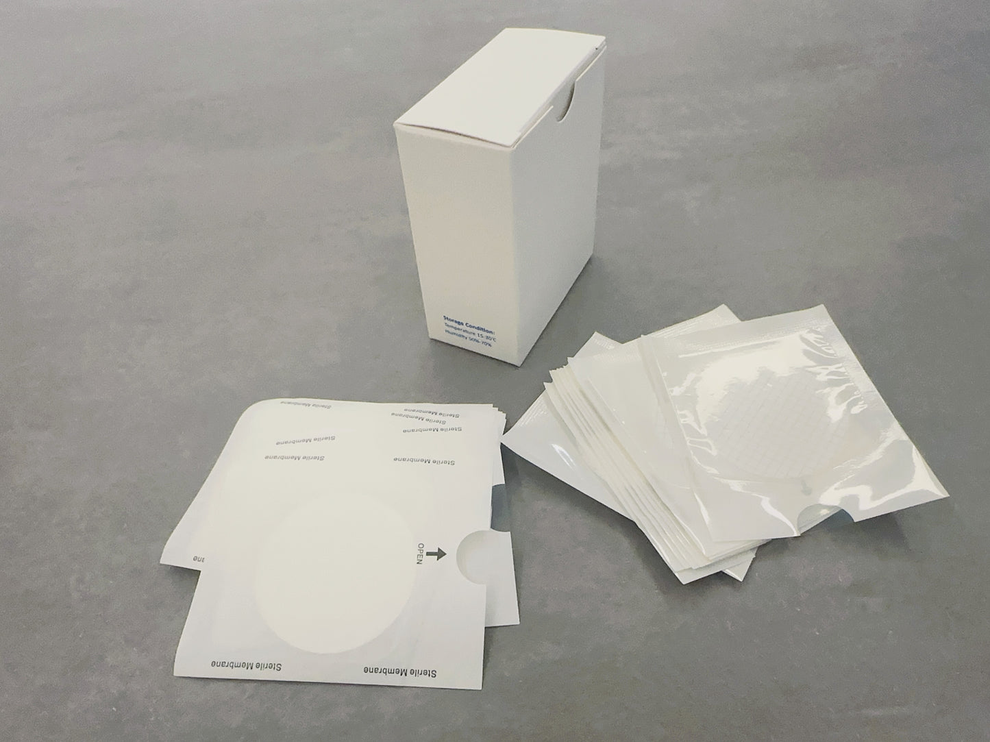 CN Gridded Membrane Filters 0.45µm 47mm White Membrane, Black Gridded